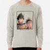 ssrcolightweight sweatshirtmensoatmeal heatherfrontsquare productx1000 bgf8f8f8 32 - Black Clover Gifts