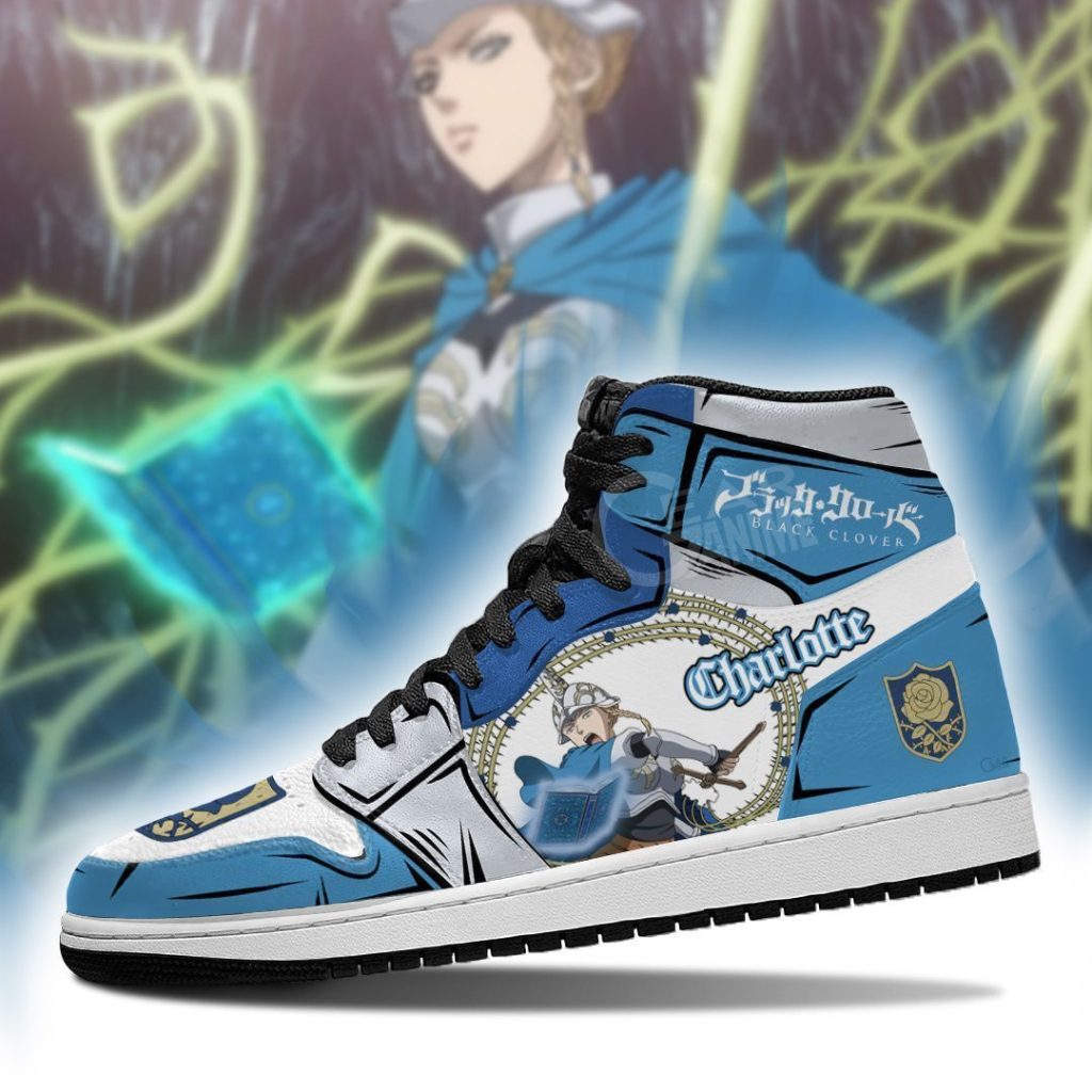 Blue Rose Charlotte Roselei Black Clover J1 Sneakers - Image 2