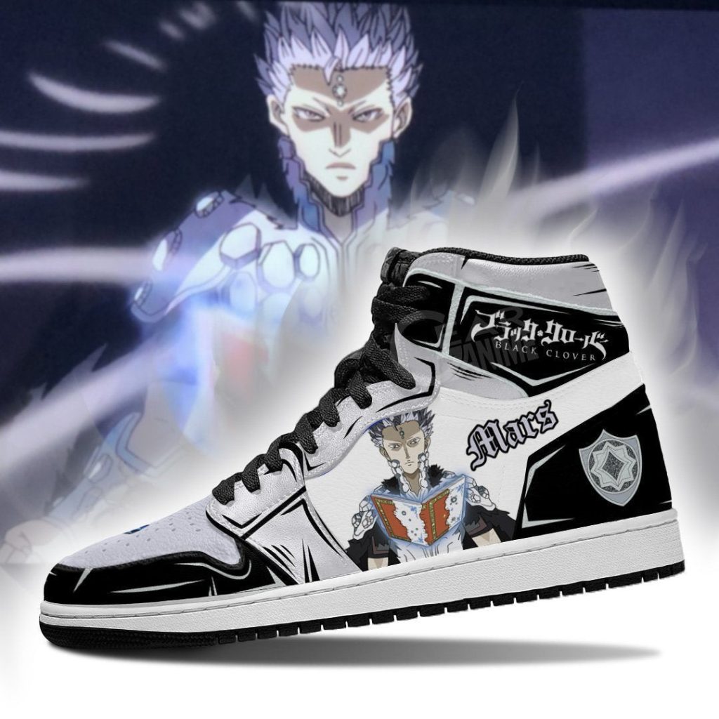 Black Clover Diamond Kingdom Mars J1 Sneakers - Image 2