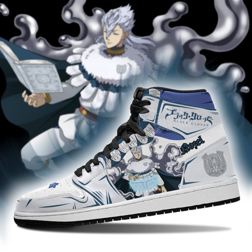 Black Clover Silver Eagle Nozel Silva J1 Sneakers - Image 2