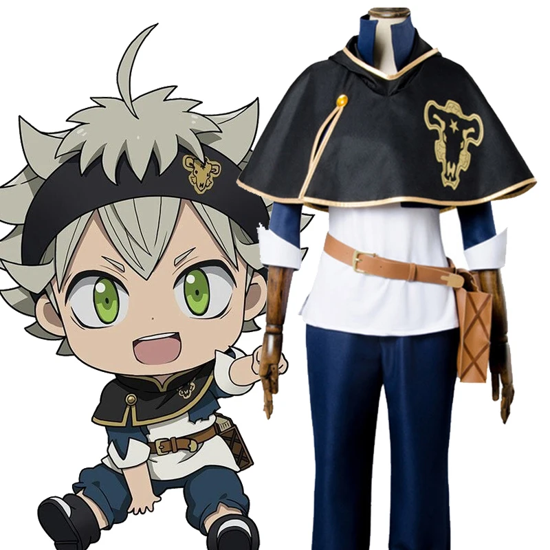 Anime Black Clover Cosplay Asta Costume